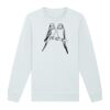 Sweat-shirt unisexe a col rond premium BIO Vignette