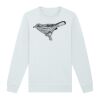 Sweat-shirt unisexe a col rond premium BIO Vignette