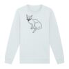 Sweat-shirt unisexe a col rond premium BIO Vignette
