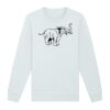Sweat-shirt unisexe a col rond premium BIO Vignette