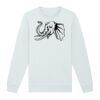 Sweat-shirt unisexe a col rond premium BIO Vignette