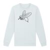 Sweat-shirt unisexe a col rond premium BIO Vignette