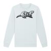 Sweat-shirt unisexe a col rond premium BIO Vignette