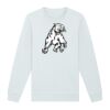 Sweat-shirt unisexe a col rond premium BIO Vignette