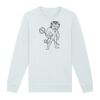 Sweat-shirt unisexe a col rond premium BIO Vignette