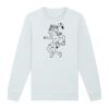 Sweat-shirt unisexe a col rond premium BIO Vignette