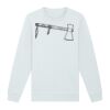 Sweat-shirt unisexe a col rond premium BIO Vignette