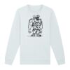 Sweat-shirt unisexe a col rond premium BIO Vignette