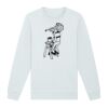 Sweat-shirt unisexe a col rond premium BIO Vignette