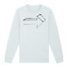 Sweat-shirt unisexe a col rond premium BIO Vignette