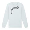 Sweat-shirt unisexe a col rond premium BIO Vignette