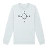 Sweat-shirt unisexe a col rond premium BIO Vignette