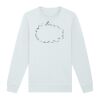 Sweat-shirt unisexe a col rond premium BIO Vignette