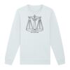 Sweat-shirt unisexe a col rond premium BIO Vignette