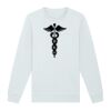Sweat-shirt unisexe a col rond premium BIO Vignette