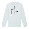 Sweat-shirt unisexe a col rond premium BIO Vignette