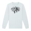Sweat-shirt unisexe a col rond premium BIO Vignette