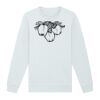 Sweat-shirt unisexe a col rond premium BIO Vignette