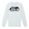 Sweat-shirt unisexe a col rond premium BIO Vignette
