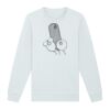 Sweat-shirt unisexe a col rond premium BIO Vignette