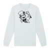 Sweat-shirt unisexe a col rond premium BIO Vignette