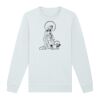 Sweat-shirt unisexe a col rond premium BIO Vignette