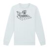 Sweat-shirt unisexe a col rond premium BIO Vignette