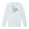 Sweat-shirt unisexe a col rond premium BIO Vignette