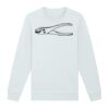 Sweat-shirt unisexe a col rond premium BIO Vignette