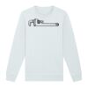Sweat-shirt unisexe a col rond premium BIO Vignette
