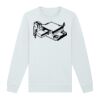 Sweat-shirt unisexe a col rond premium BIO Vignette