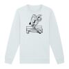 Sweat-shirt unisexe a col rond premium BIO Vignette