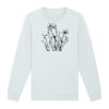 Sweat-shirt unisexe a col rond premium BIO Vignette