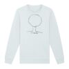 Sweat-shirt unisexe a col rond premium BIO Vignette