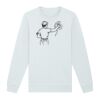 Sweat-shirt unisexe a col rond premium BIO Vignette