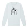 Sweat-shirt unisexe a col rond premium BIO Vignette