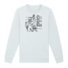 Sweat-shirt unisexe a col rond premium BIO Vignette