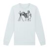Sweat-shirt unisexe a col rond premium BIO Vignette
