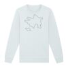 Sweat-shirt unisexe a col rond premium BIO Vignette
