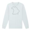 Sweat-shirt unisexe a col rond premium BIO Vignette