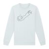 Sweat-shirt unisexe a col rond premium BIO Vignette