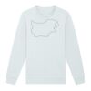 Sweat-shirt unisexe a col rond premium BIO Vignette