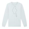 Sweat-shirt unisexe a col rond premium BIO Vignette