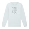 Sweat-shirt unisexe a col rond premium BIO Vignette