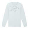Sweat-shirt unisexe a col rond premium BIO Vignette