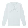 Sweat-shirt unisexe a col rond premium BIO Vignette
