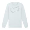Sweat-shirt unisexe a col rond premium BIO Vignette