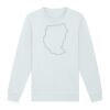Sweat-shirt unisexe a col rond premium BIO Vignette
