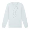 Sweat-shirt unisexe a col rond premium BIO Vignette