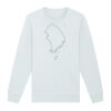 Sweat-shirt unisexe a col rond premium BIO Vignette